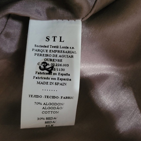 Purificacion Garcia Pencil Skirt Size 6/8 Cotton Silk Blend Spain Elegant Purple - Picture 9 of 12